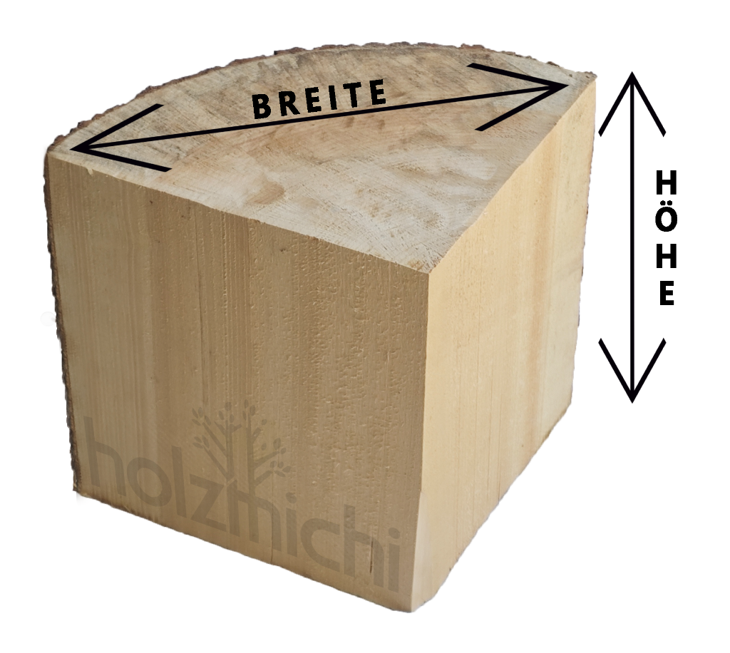 Weymouthskiefer Stammviertel Maskenholz