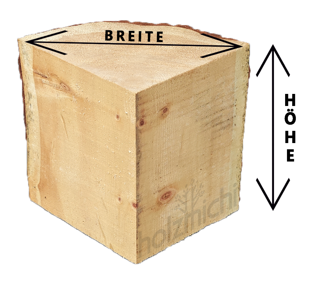 Zirbe Stammviertel Maskenholz